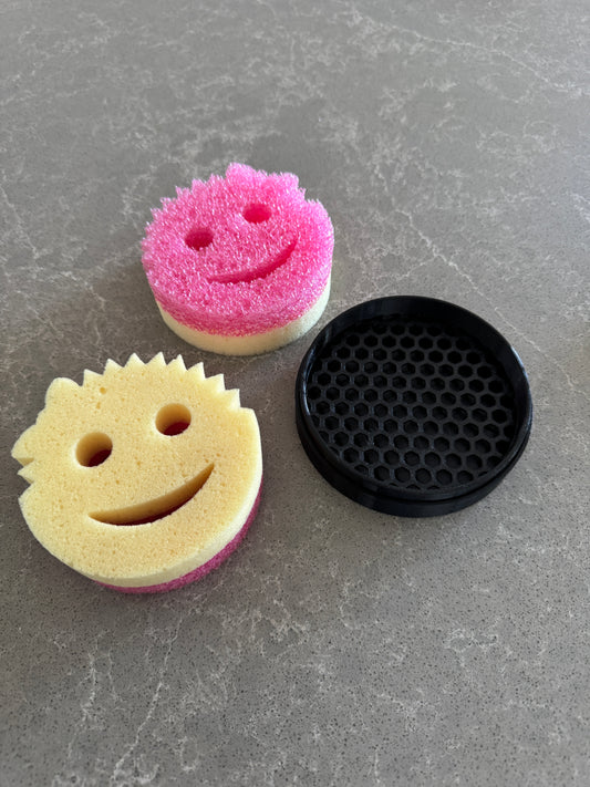 3D-Printed Sponge Tray - Sponge Dish - Sponge Holder - Suits Scrub Daddy / Mommy