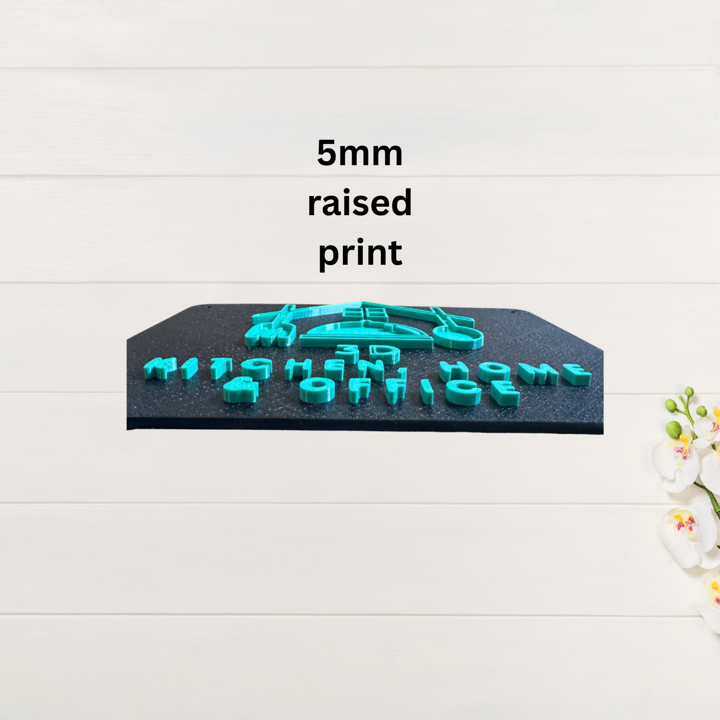 3D-printed Logo & Name Plaque - Personalised For Your Brand or Office