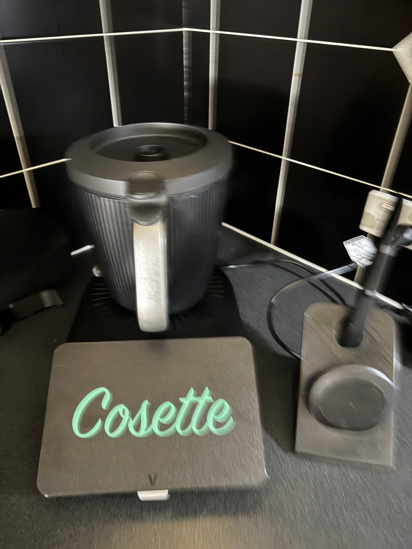 3D-Printed "CUSTOMISED NAME" Screen Cover For Thermomix TM7