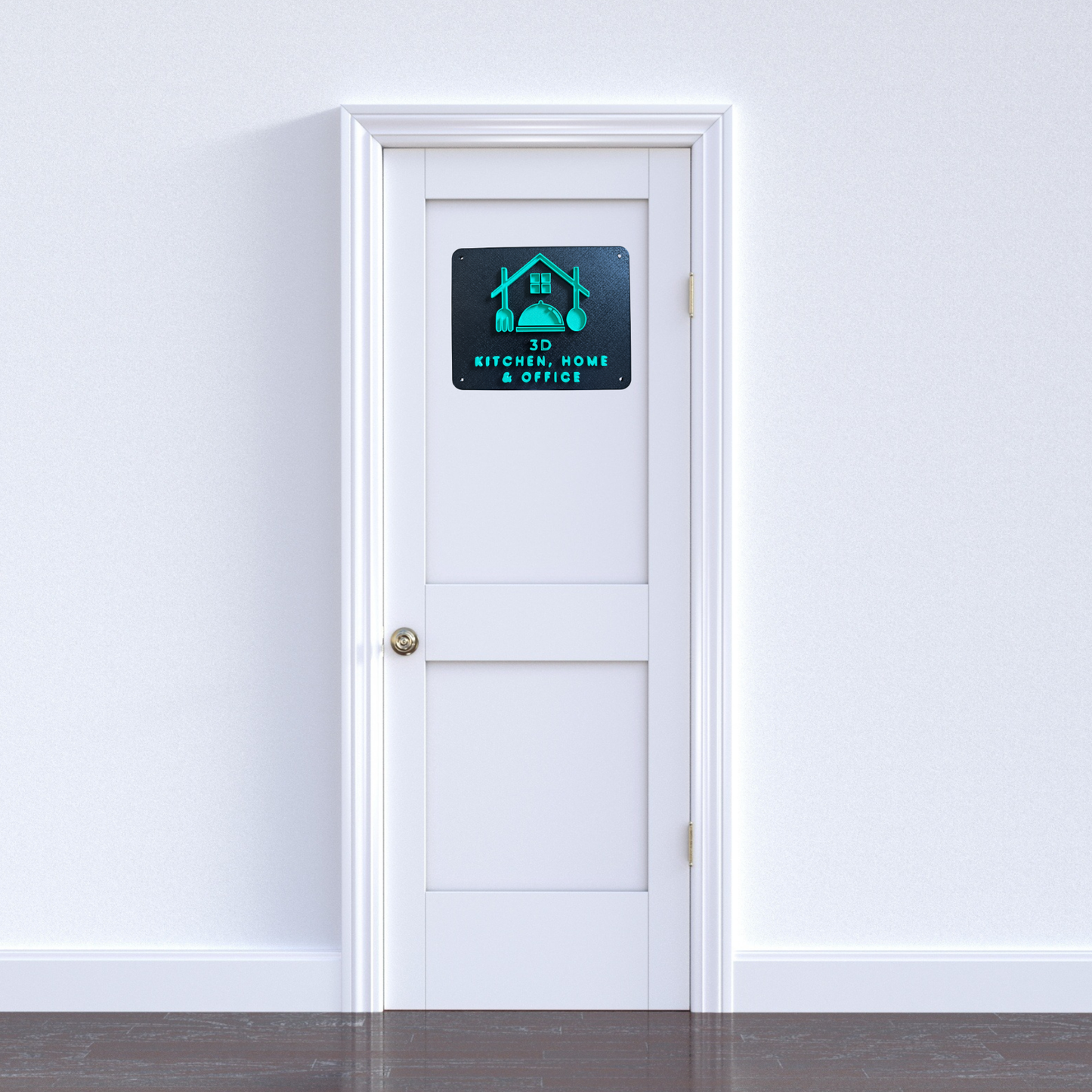 3D-printed Logo & Name Plaque - Personalised For Your Brand or Office