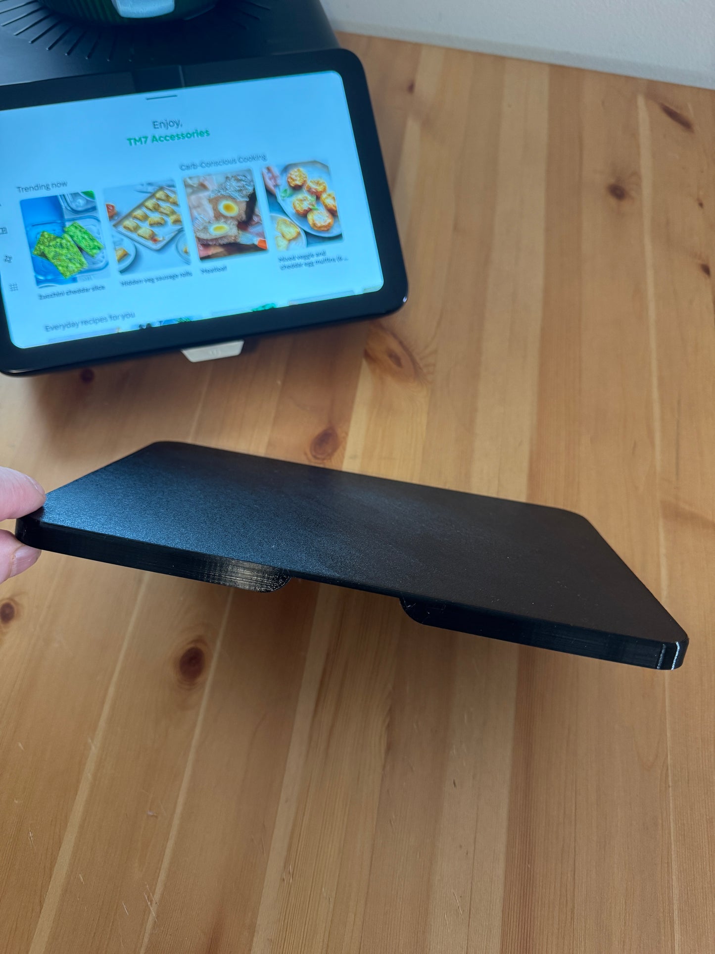 3D-Printed BLACK Screen Cover For Thermomix TM7