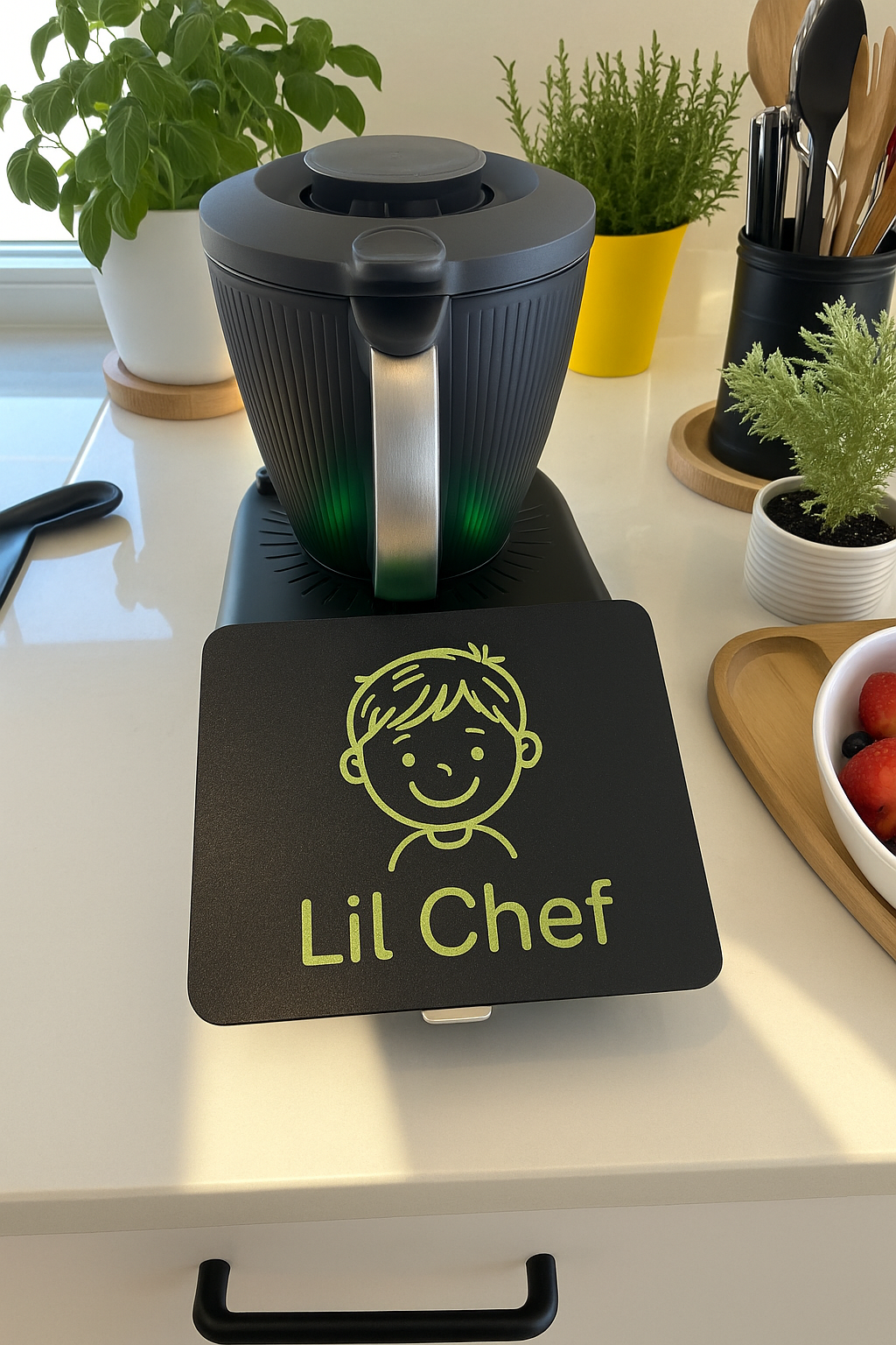Custom "Image/Name/Logo" Screen Cover For Thermomix TM7