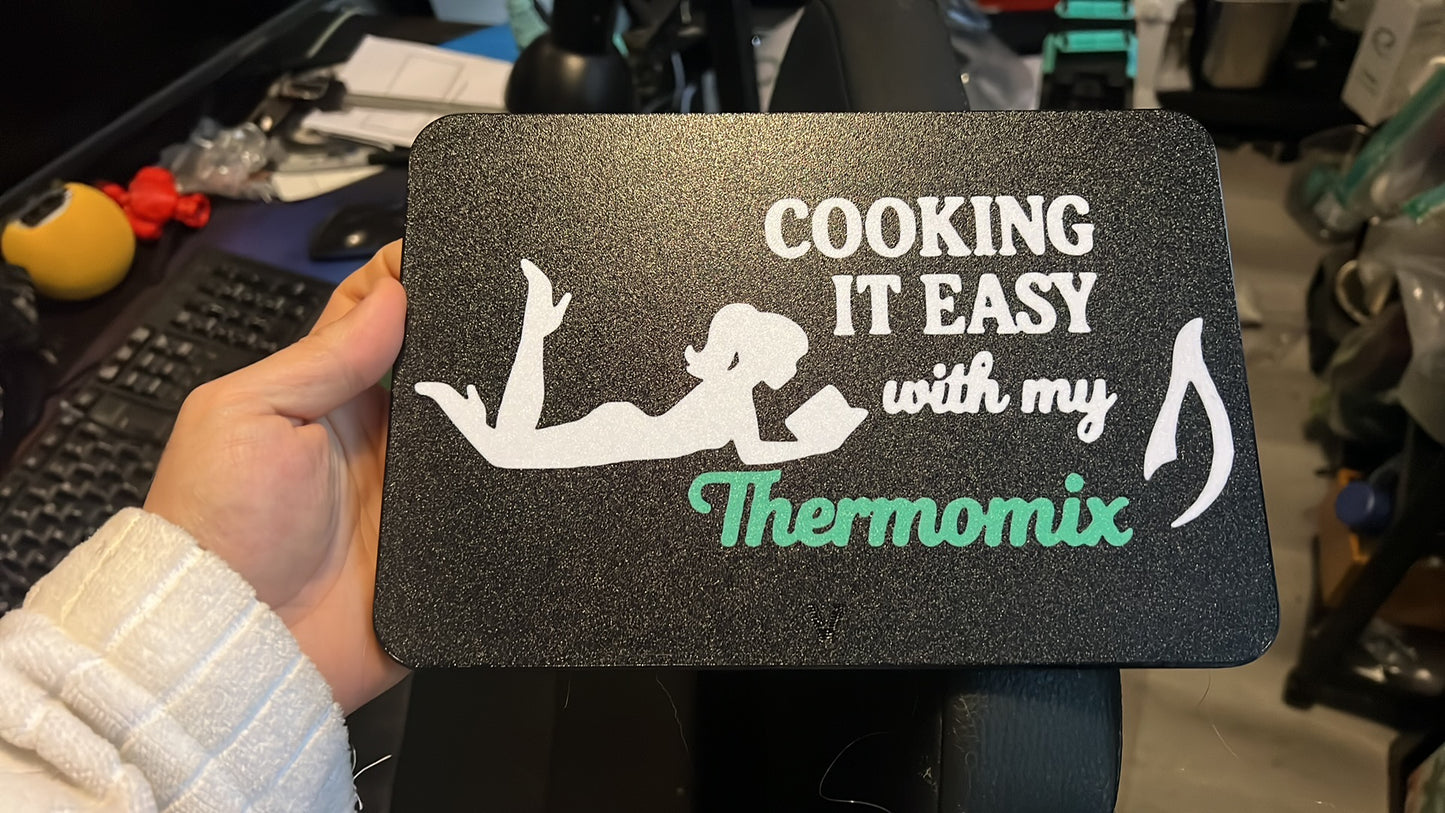 Custom "Image/Name/Logo" Screen Cover For Thermomix TM7
