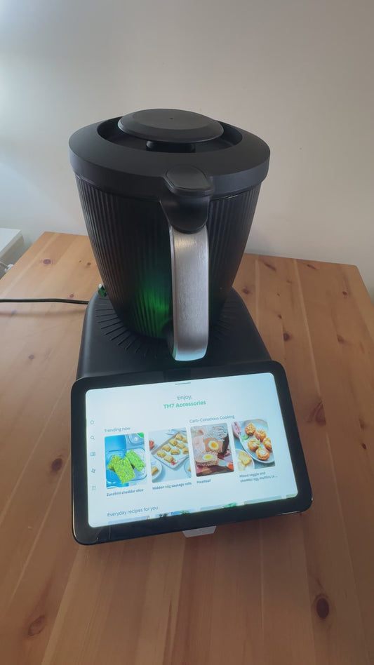 3D-Printed BLACK Screen Cover For Thermomix TM7