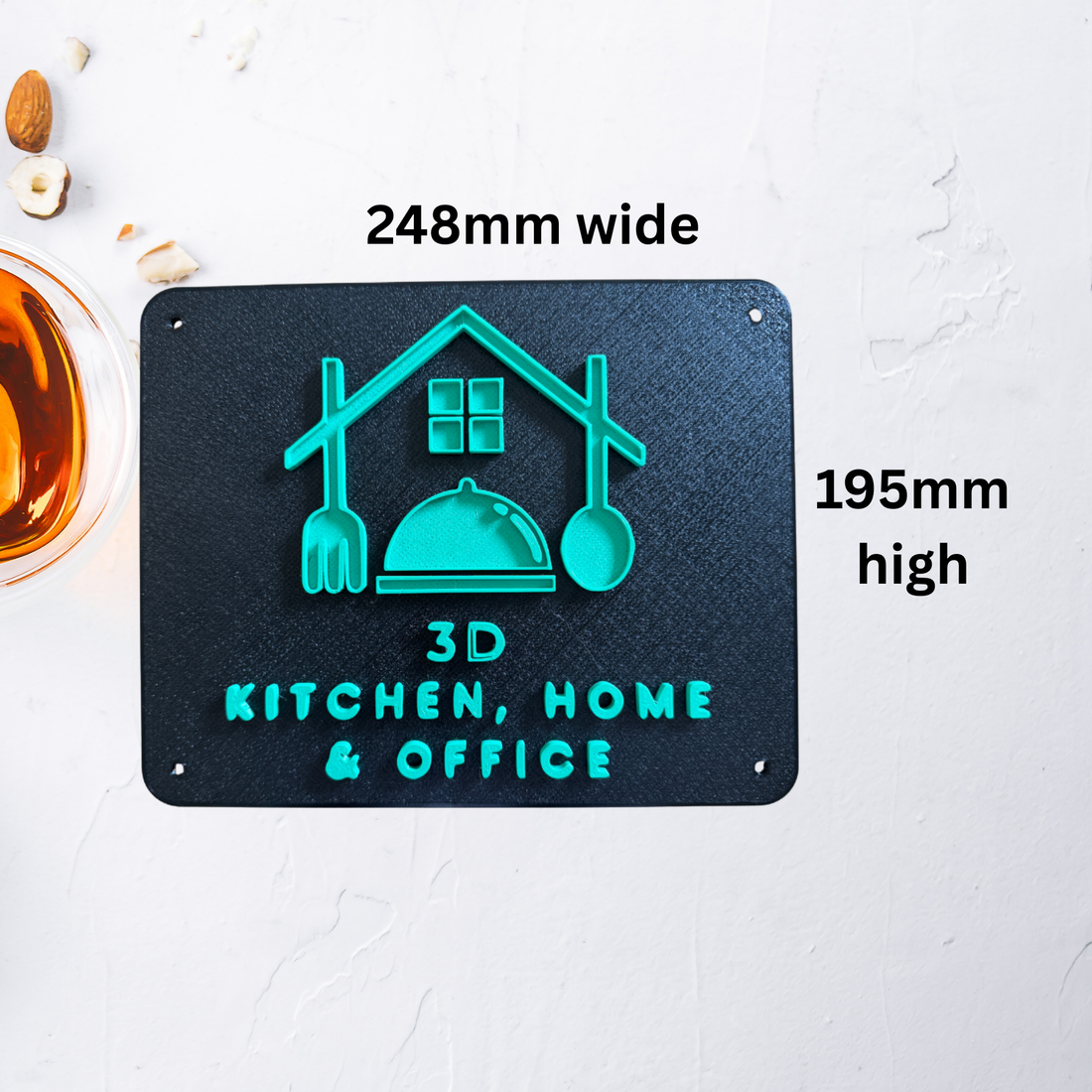 3D-printed Logo & Name Plaque - Personalised For Your Brand or Office