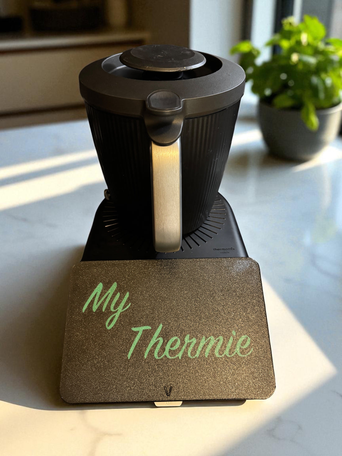 My Thermie screen cover fitted to a Thermomix TM7, 3D printed in Brisbane Australia
