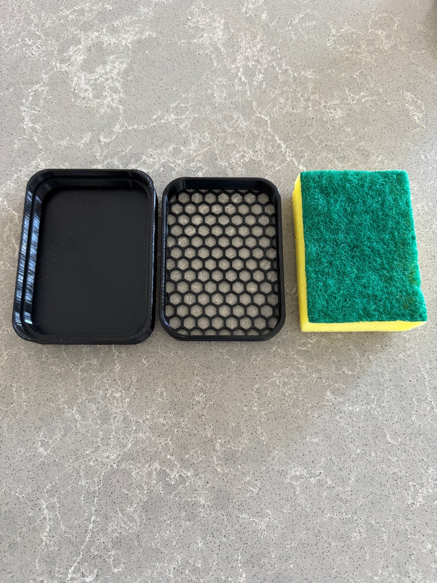 3D-Printed Sponge Tray - Sponge Dish - Sponge Holder - Suits Standard Sponges