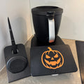custom made tm7 thermomix vorwerk cover halloween pumpkin spatula stand