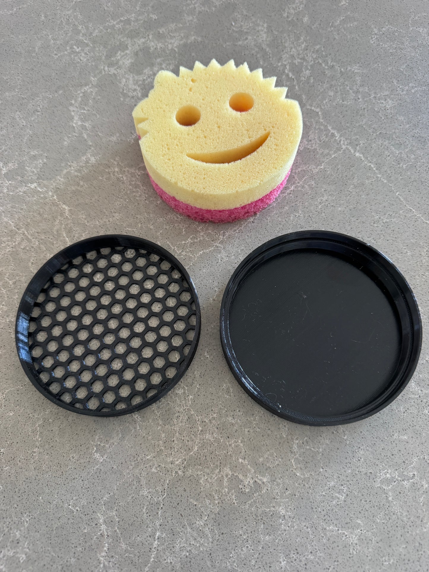 3D-Printed Sponge Tray - Sponge Dish - Sponge Holder - Suits Scrub Daddy / Mommy