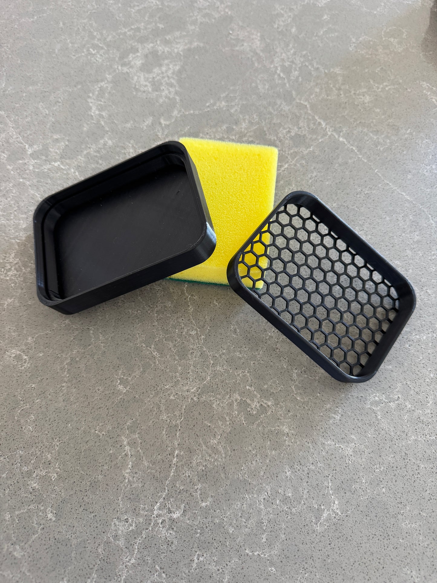 3D-Printed Sponge Tray - Sponge Dish - Sponge Holder - Suits Standard Sponges