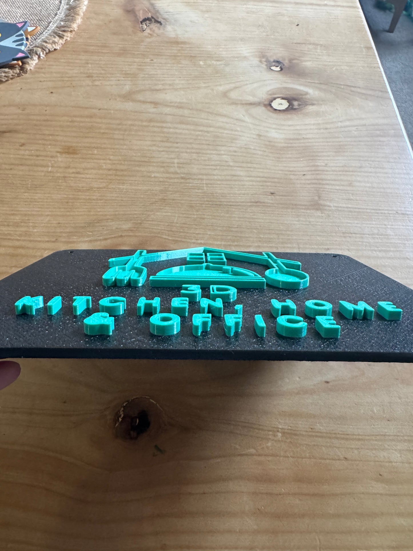 3D-printed Logo & Name Plaque - Personalised For Your Brand or Office
