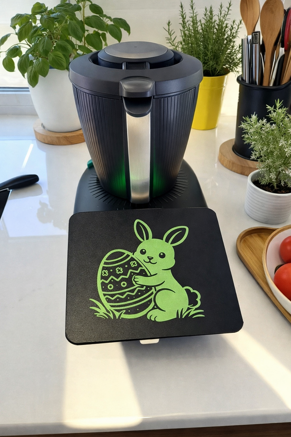 cover for Thermomix TM7 - 3D printed in Australia bunny hugs egg